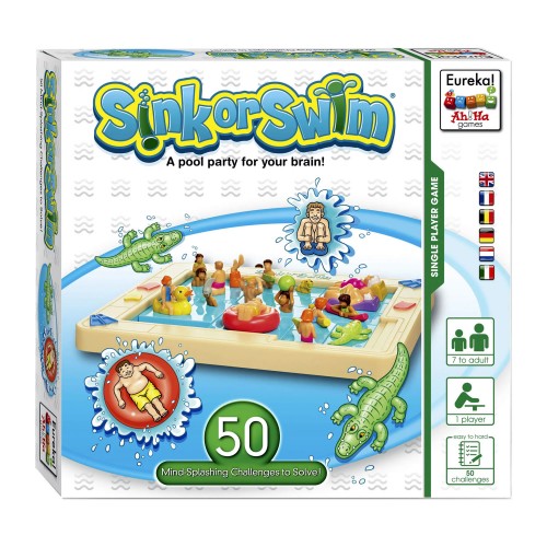 Joc logic Eureka "Sink or Swim" pentru jucatori de la 7 la 99 de ani